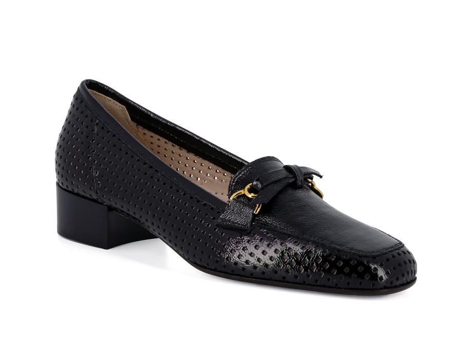 Woman MALLARD Slip-Ons | Chioma-C Black | Peter Sheppard Footwear