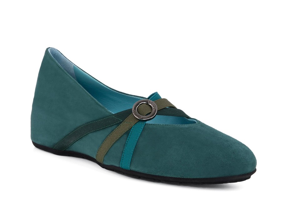 Woman THIERRY RABOTIN Wedges | Tapasi Bottle Green | Peter Sheppard Footwear