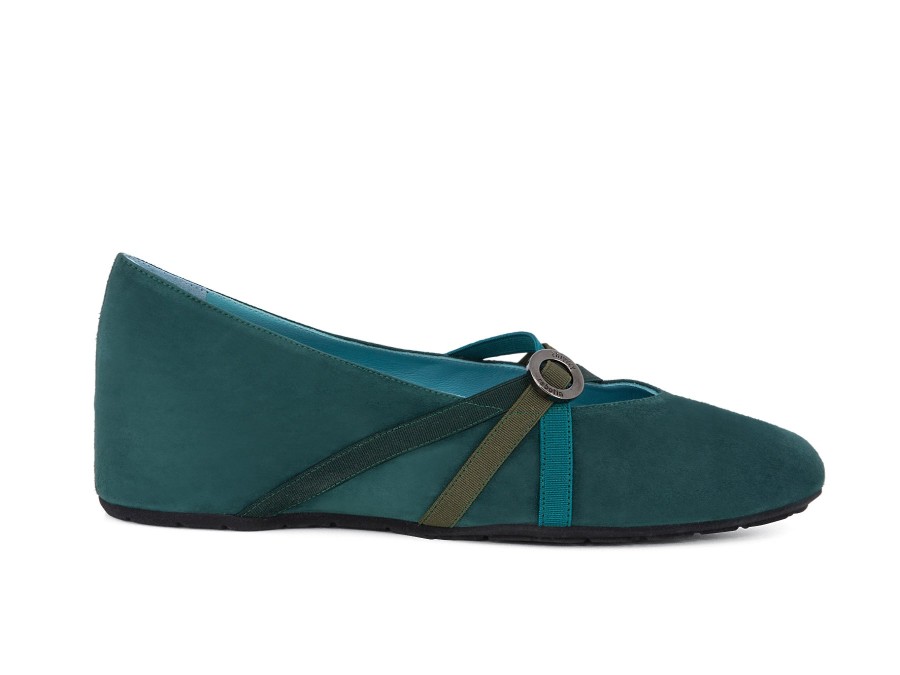 Woman THIERRY RABOTIN Wedges | Tapasi Bottle Green | Peter Sheppard Footwear