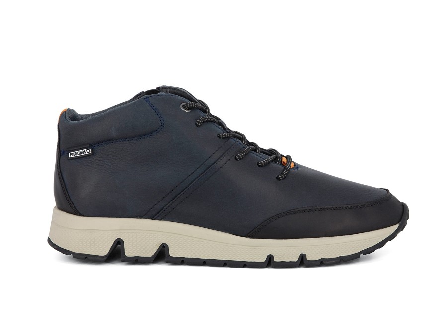 Man PIKOLINOS Boots | M9U-8069 C1 Marine | Peter Sheppard Footwear