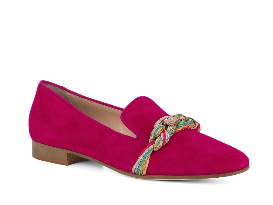 Woman ALBA TECI Slip-Ons | Athos Pink | Peter Sheppard Footwear