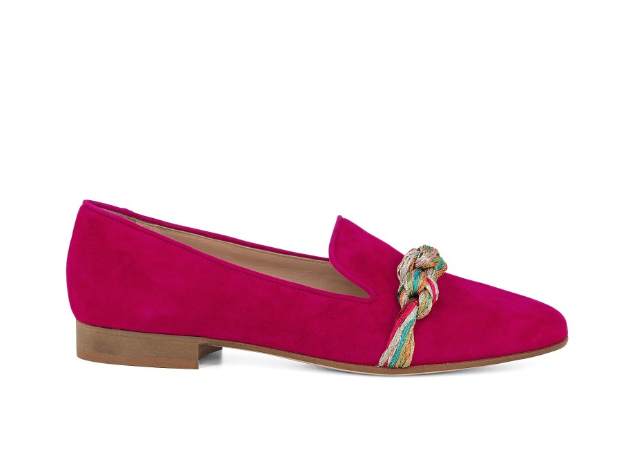 Woman ALBA TECI Slip-Ons | Athos Pink | Peter Sheppard Footwear