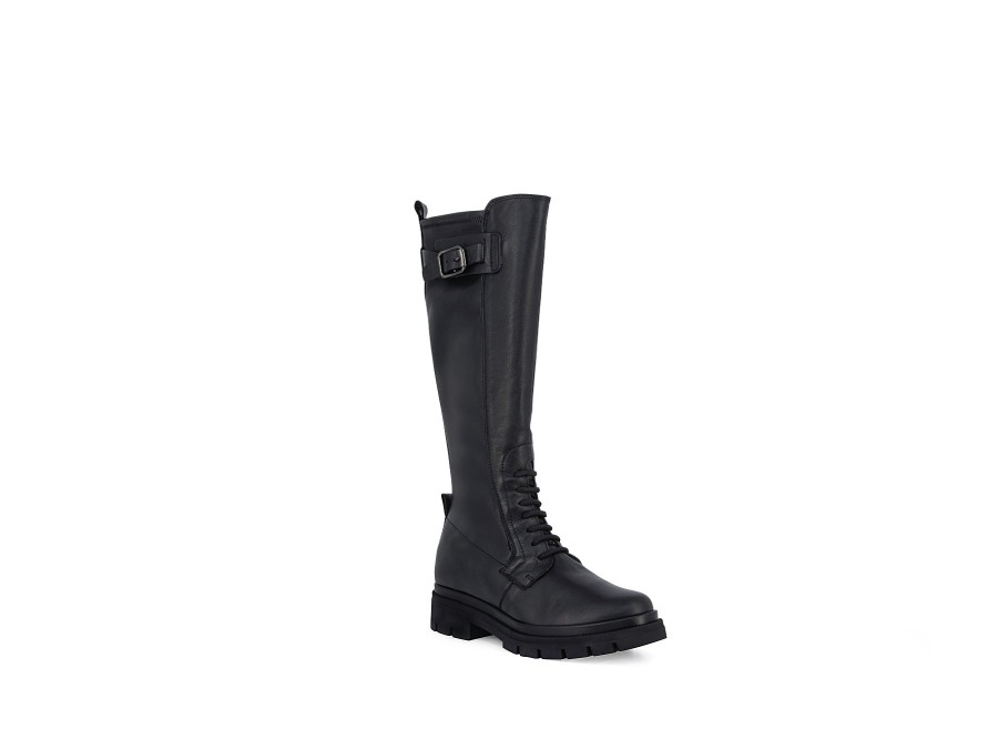 Woman HISPANITAS Long Boots | Holia Black | Peter Sheppard Footwear