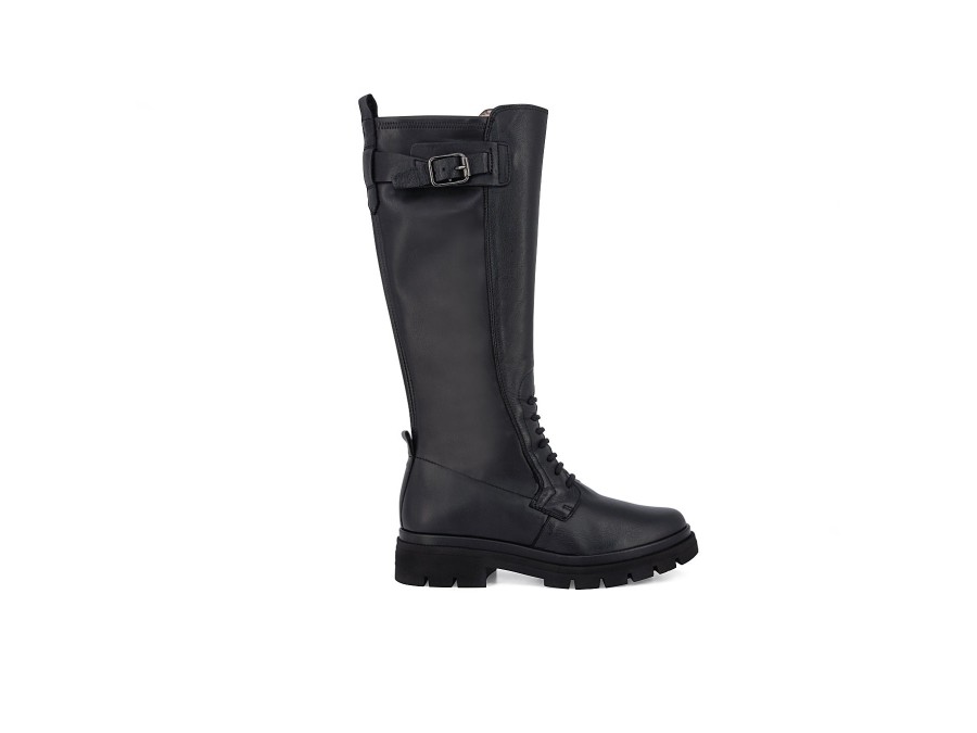 Woman HISPANITAS Long Boots | Holia Black | Peter Sheppard Footwear