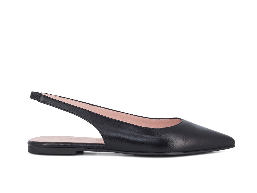 Woman PRETTY BALLERINAS Ballerina Flats | Elle Black | Peter Sheppard Footwear