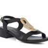 Woman HISPANITAS Sandals | Herchillo Black | Peter Sheppard Footwear