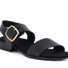 Woman MUNRO Sandals | Cleo M Black | Peter Sheppard Footwear