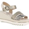 Woman LUCA GROSSI Sandals | Lessie Platino | Peter Sheppard Footwear