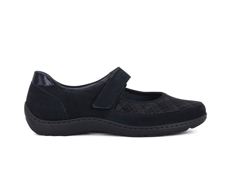 Woman WALDLAUFER Mary Janes | Wimsy Navy | Peter Sheppard Footwear