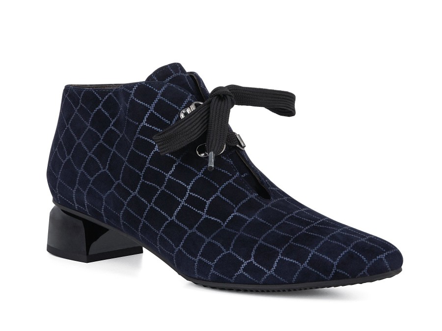 Woman BRUNATE Ankle Boots | Bazzano Navy | Peter Sheppard Footwear