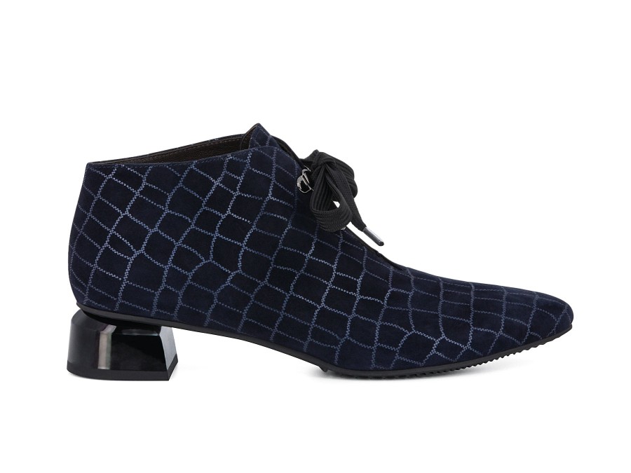 Woman BRUNATE Ankle Boots | Bazzano Navy | Peter Sheppard Footwear