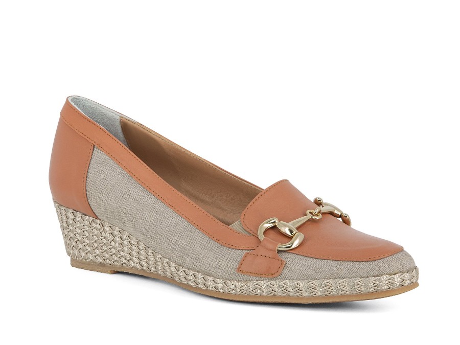 Woman PETER SHEPPARD Espadrilles | Vatakara Natural~Brandy | Peter Sheppard Footwear