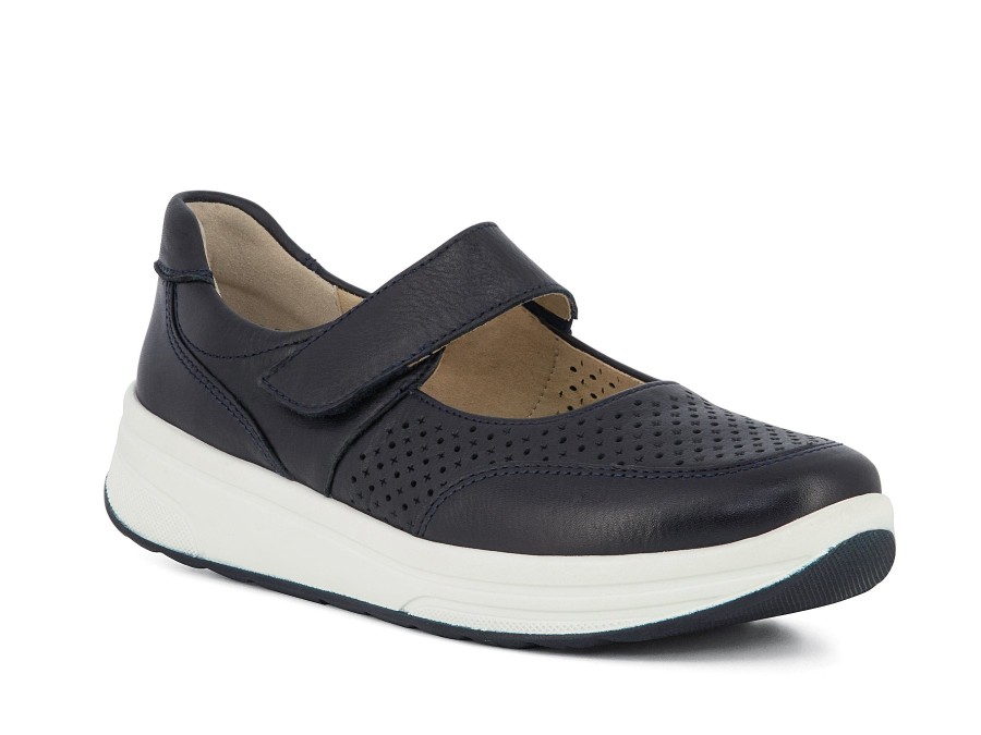 Woman ARA Mary Janes | 32452 Navy | Peter Sheppard Footwear