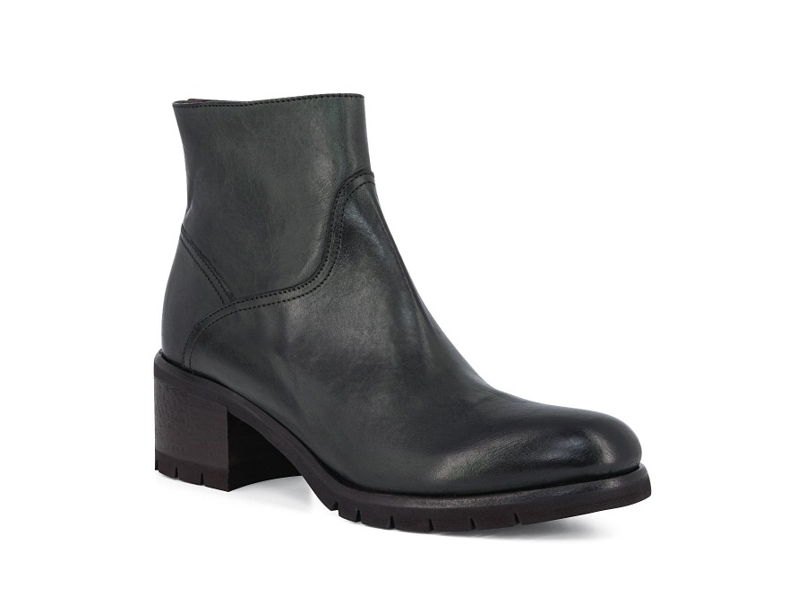 Woman CALPIERRE Ankle Boots | Calitri Forest Green | Peter Sheppard Footwear