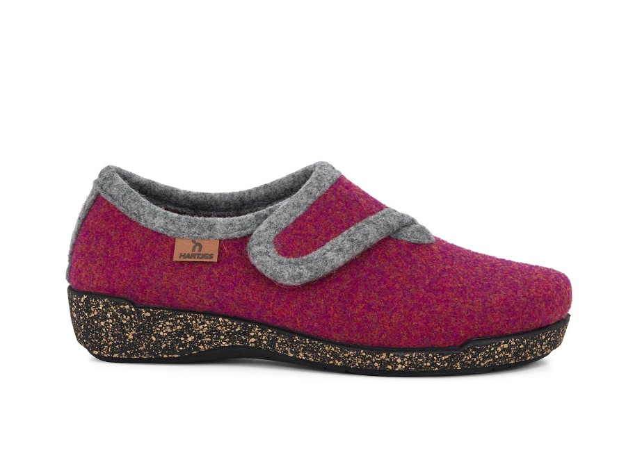 Woman HARTJES Slippers | Stone Fuchsia | Peter Sheppard Footwear