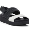 Woman ARCHE Sandals | Myamey Black~White | Peter Sheppard Footwear