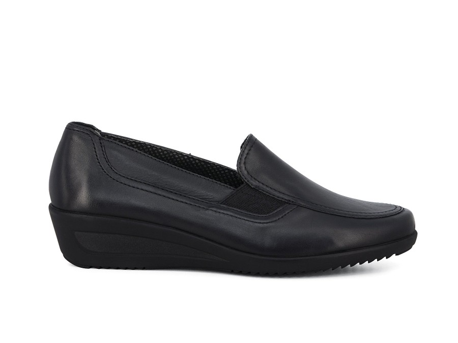 Woman ARA Slip-Ons | 40625 Black | Peter Sheppard Footwear