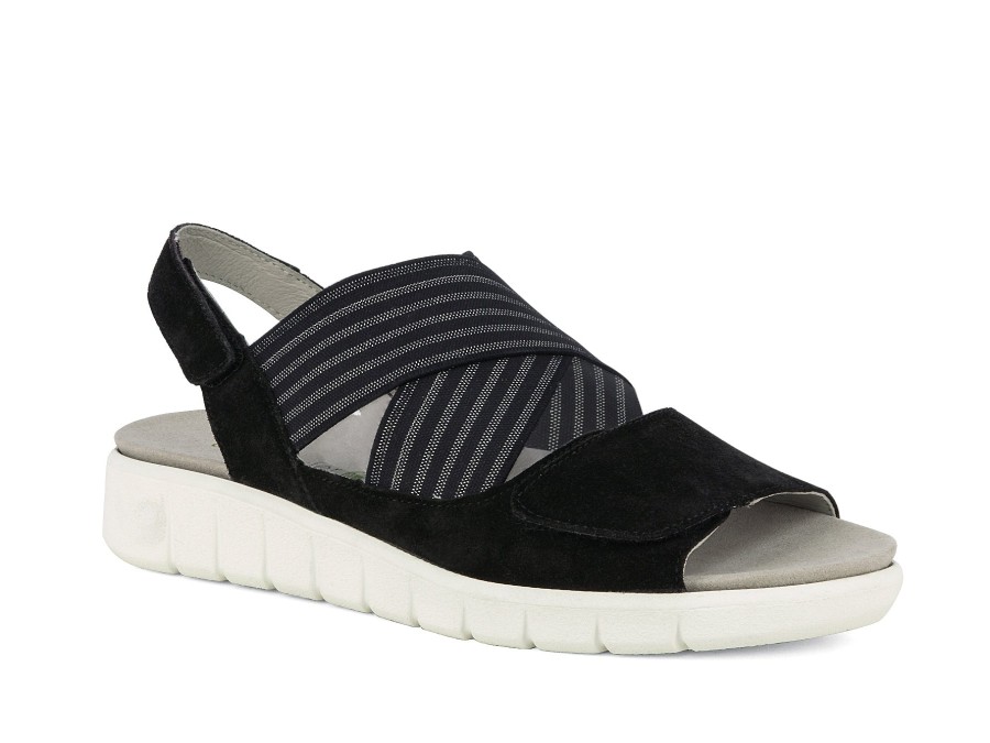 Woman WALDLAUFER Sandals | Wiona Black | Peter Sheppard Footwear