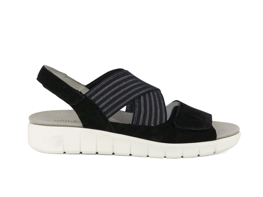 Woman WALDLAUFER Sandals | Wiona Black | Peter Sheppard Footwear