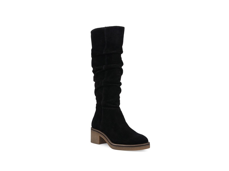 Woman SOFTWAVES Long Boots | Sitera Black | Peter Sheppard Footwear