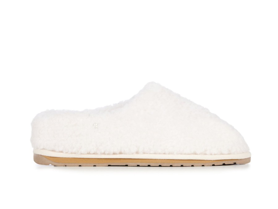 Woman EMU Slippers | Joy Teddy Natural | Peter Sheppard Footwear