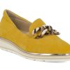 Woman SOFTWAVES Slip-Ons | Sassita Mustard | Peter Sheppard Footwear