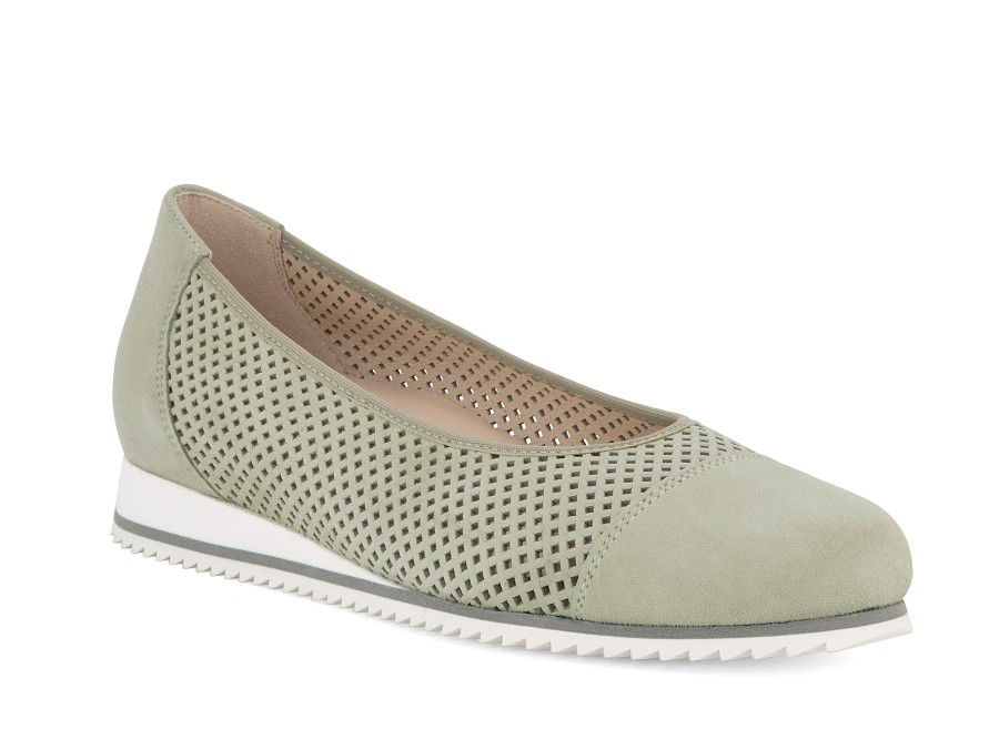 Woman HASSIA Ballerina Flats | 1-30 1622 Pistachio | Peter Sheppard Footwear