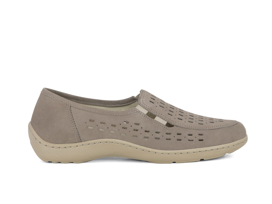 Woman WALDLAUFER Slip-Ons | Witten Cappuccino | Peter Sheppard Footwear