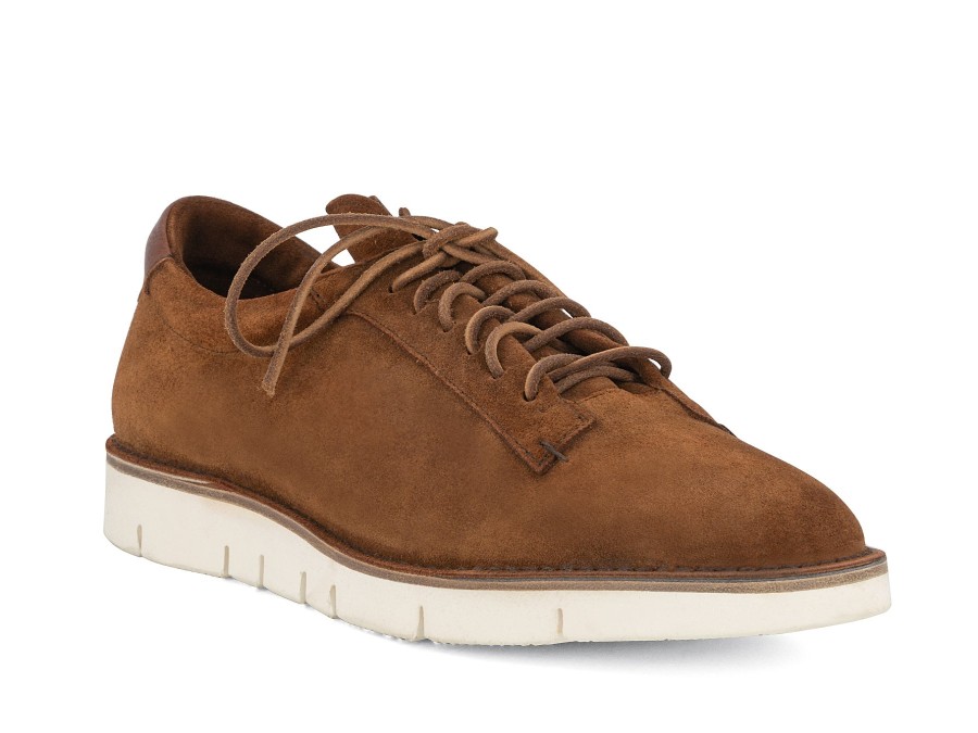 Man CALPIERRE SPORT Lace-Ups | Mariner Cognac | Peter Sheppard Footwear