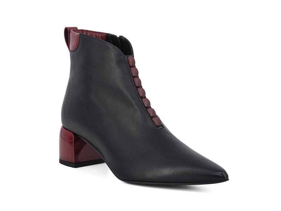 Woman HUGO SHEPPARD Ankle Boots | Derbent Black | Peter Sheppard Footwear