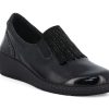 Woman SUSIMODA Slip-Ons | Springs Black | Peter Sheppard Footwear