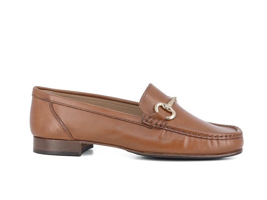 Woman LOGGIA Loafers | Liverpool Cognac | Peter Sheppard Footwear