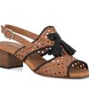 Woman PORTA ROSSA Sandals | Trippy Tan~Black | Peter Sheppard Footwear