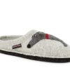 Woman HAFLINGER Slippers | Doggy Grey | Peter Sheppard Footwear