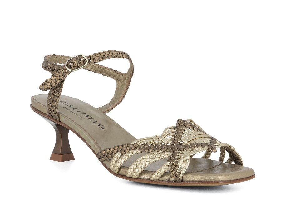 Woman PONS QUINTANA Heels | Bayona Bronze | Peter Sheppard Footwear