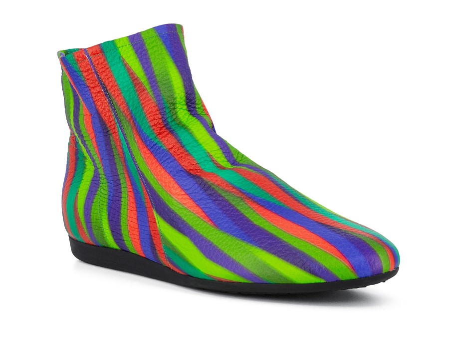 Woman ARCHE Ankle Boots | Lamloo Green Multi | Peter Sheppard Footwear