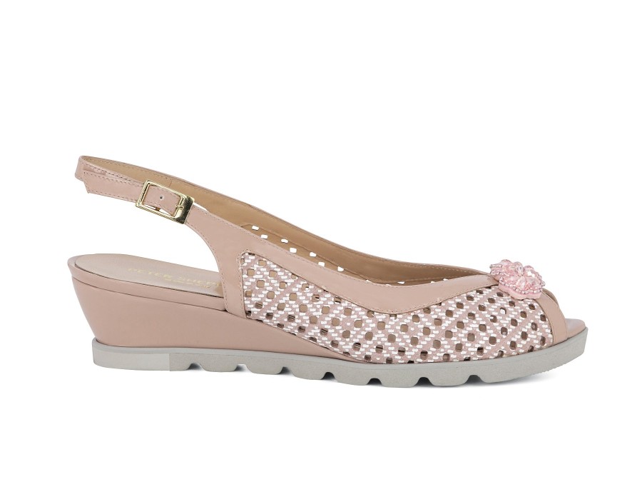 Woman PETER SHEPPARD Wedges | Mirabella Blush | Peter Sheppard Footwear