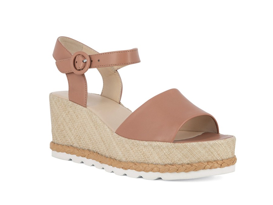 Woman HOGL Wedges | Hastie 2 Almond | Peter Sheppard Footwear