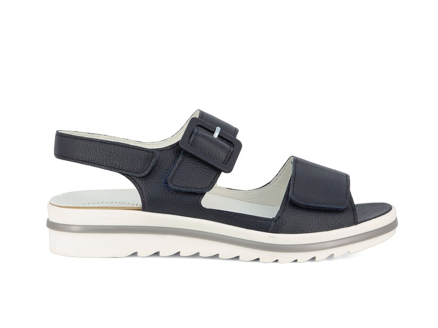 Woman WALDLAUFER Sandals | Wilburg Navy | Peter Sheppard Footwear