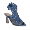 Woman MASCARO Sandals | Madden 2 Metallic Blue | Peter Sheppard Footwear