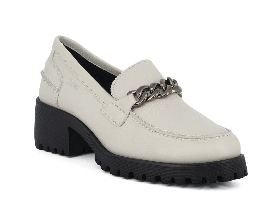 Woman 24HRS Slip-Ons | 25430 Ice White | Peter Sheppard Footwear