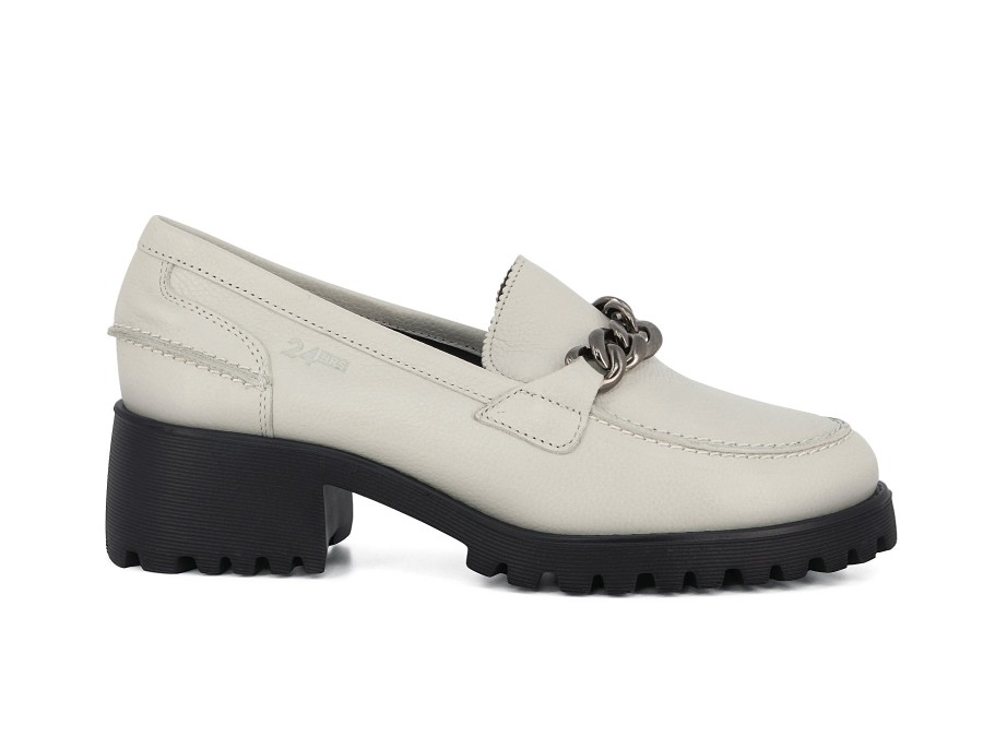 Woman 24HRS Slip-Ons | 25430 Ice White | Peter Sheppard Footwear