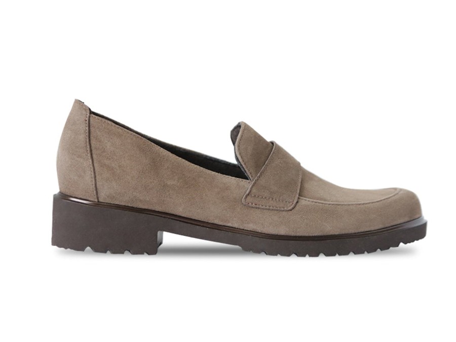 Woman MUNRO Loafers | Geena Taupe | Peter Sheppard Footwear