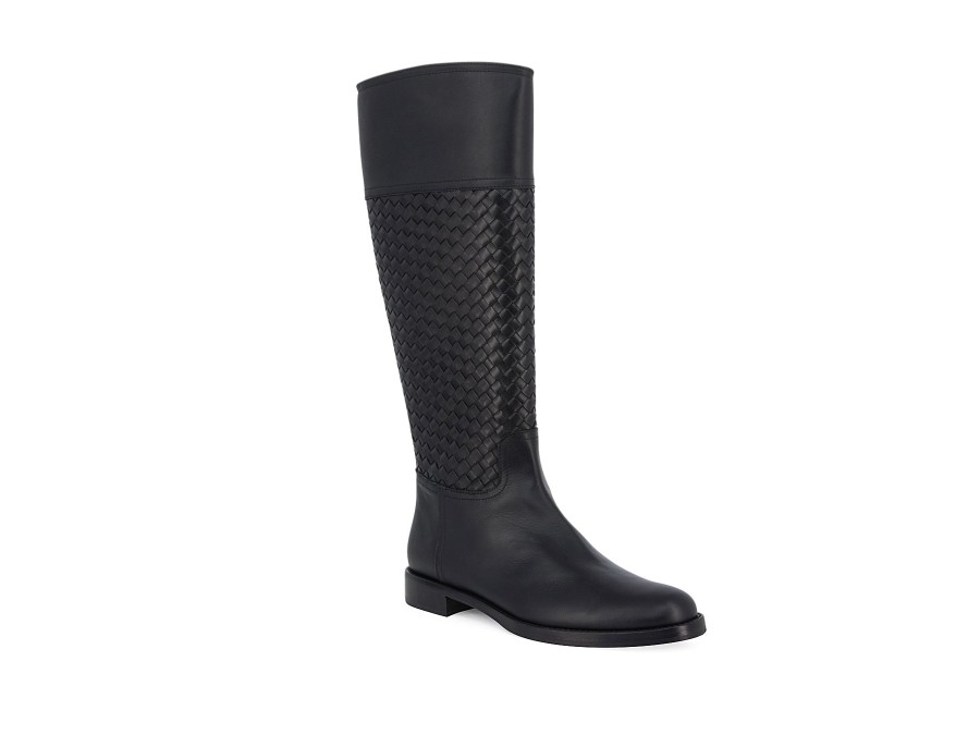 Woman MASCARO Long Boots | Moston Black | Peter Sheppard Footwear