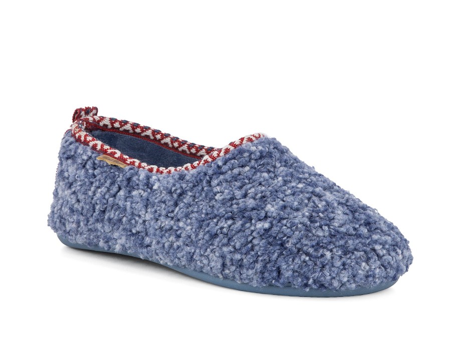 Woman TONI PONS Slippers | Terreno Blue | Peter Sheppard Footwear