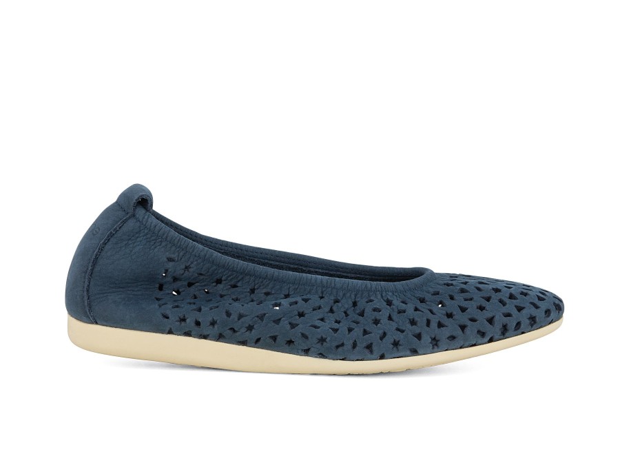 Woman ARCHE Ballerina Flats | Lilly Navy | Peter Sheppard Footwear