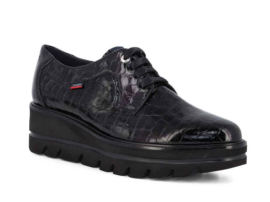 Woman CALLAGHAN Lace-Ups | Cantons Black | Peter Sheppard Footwear