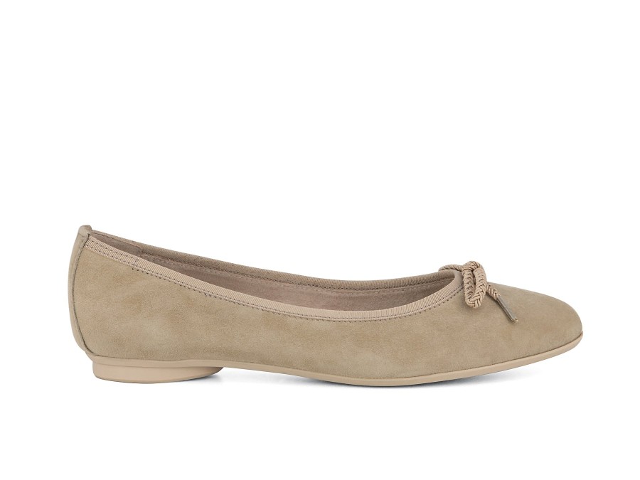 Woman PAUL GREEN Ballerina Flats | Pirkin Sand | Peter Sheppard Footwear