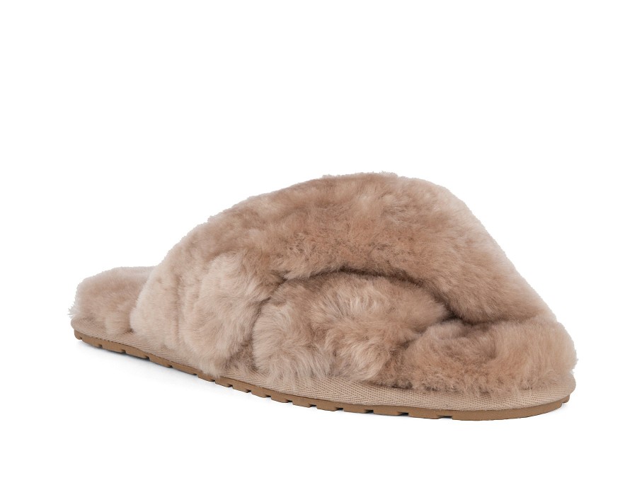 Woman EMU Slippers | Mayberry Camel | Peter Sheppard Footwear