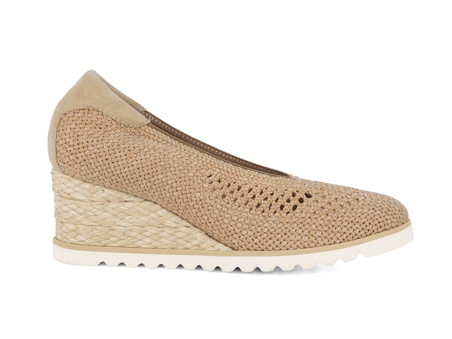 Woman SOFTWAVES Wedges | Samea Camel | Peter Sheppard Footwear